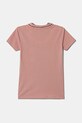 Детская хлопковая футболка Guess J5RP01.KCOK1.PPYA розовый SS25