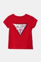 Дитяча футболка Guess аплікація червоний K4RI31.K6YW1.PPYA