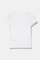 Dječja pamučna majica kratkih rukava Guess K5RI07.K6YW4.PPYA bijela SS25