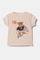 Дитяча футболка Guess з еластаном рожевий K5RI12.K6YW4.PPYA