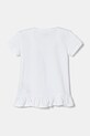 Dječja majica kratkih rukava Guess K5RI19.K6YW4.PPYA bijela SS25