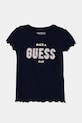 Guess t-shirt dziecięcy aplikacja granatowy K5RI28.K6YW4.PPYA