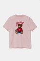 Дитяча бавовняна футболка Guess бавовна рожевий H4BJ06.I3Z14.PPYA
