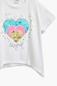 Desigual tricou de bumbac pentru copii alb 25SGTK01