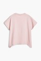 Fete Desigual tricou de bumbac pentru copii 25SGTK01 roz