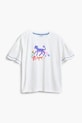 Otroška bombažna kratka majica Desigual 25SGTK02 bela SS25
