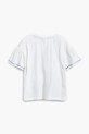 Fete Desigual tricou de bumbac pentru copii 25SGTK02 alb