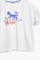 Desigual tricou de bumbac pentru copii alb 25SGTK02