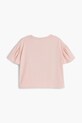 Fete Desigual tricou de bumbac pentru copii 25SGTK03 roz