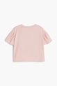 Момиче Детска памучна тениска Desigual 25SGTK03 розов