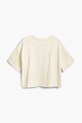 Fete Desigual tricou de bumbac pentru copii 25SGTK05 bej