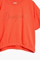 Otroška bombažna kratka majica Desigual oranžna 25SGTK11