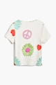 Deklice Otroška kratka majica Desigual 25SGTK18 bela