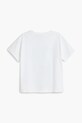 Fete Desigual tricou de bumbac pentru copii x Disney 25SGTK19 alb