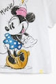 Otroška bombažna kratka majica Desigual x Disney bela 25SGTK19