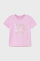 Mayoral tricou copii print roz 105.4G.Baby.PPYA