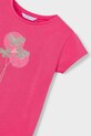 Dziewczynka Mayoral t-shirt dziecięcy 174.6E.Mini.PPYA różowy