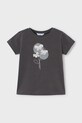 Mayoral t-shirt dziecięcy z elastanem szary 174.6E.Mini.PPYA