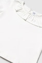 Fete Mayoral tricou de bumbac pentru copii 1045.4F.Baby.PPYA bej