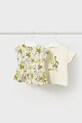 Mayoral t-shirt bawełniany dziecięcy 2-pack nadruk zielony 1047.4H.Baby.PPYA