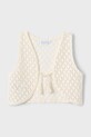 Fete Mayoral tricou de bumbac pentru copii 3007.6G.Mini.PPYA bej
