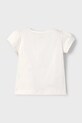 Mayoral tricou de bumbac pentru copii bej 3007.6G.Mini.PPYA