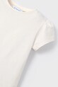Mayoral tricou de bumbac pentru copii 3007.6G.Mini.PPYA bej