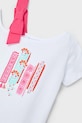 Mayoral tricou de bumbac pentru copii roz 3011.6K.Mini.PPYA