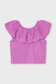 Fete Mayoral tricou de bumbac pentru copii 3012.6K.Mini.PPYA roz