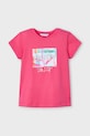 Mayoral tricou de bumbac pentru copii print roz 3014.6R.Mini.PPYA