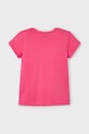 Mayoral tricou de bumbac pentru copii 3014.6R.Mini.PPYA roz SS25
