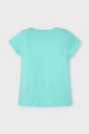 Mayoral tricou de bumbac pentru copii 3014.6R.Mini.PPYA turcoaz SS25