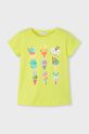 Mayoral tricou de bumbac pentru copii print verde 3014.6R.Mini.PPYA