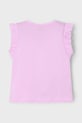 Mayoral tricou de bumbac pentru copii 3020.6L.Mini.PPYA roz SS25