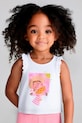 Mayoral top din bumbac pentru copii print roz 3021.6P.Mini.PPYA