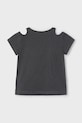 Dziewczynka Mayoral t-shirt bawełniany dziecięcy 3056.6F.Mini.PPYA szary