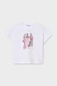Mayoral tricou de bumbac pentru copii 6030.8D.Junior.PPYA alb SS25