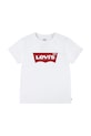 Dětské tričko Levi's BATWING TEE kulatý bílá 4EK825