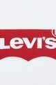 Lány Levi's gyerek pamut póló BATWING TEE 4EK825 fehér