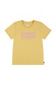 Levi's tricou de bumbac pentru copii BATWING TEE print galben 4EK825