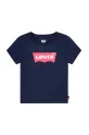 Levi's t-shirt in cotone per bambini BATWING TEE cotone blu navy 4EK825