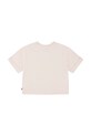Дитяча футболка Levi's ROLL CUFF MEET AND GREET T 3EM166 рожевий SS25