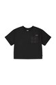 Детская футболка Levi's ROLL CUFF MEET AND GREET T остальные чёрный 4EM166