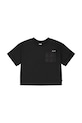 Levi's t-shirt dziecięcy ROLL CUFF MEET AND GREET T pozostałe czarny 4EM166