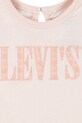 Levi's tricou bebe SS SMOCKED SLV TEE roz 1EM183