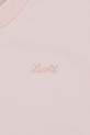Levi's t-shirt dziecięcy OVERSIZE EMBROIDERY FLORAL różowy 4EM398