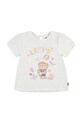 Levi's tricou bebe LIV SS SMOCKED SLV TEE print bej 1EM401