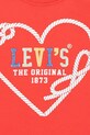 Футболка для младенцев Levi's HEART SS PUFF SLEEVE SLV TEE красный 1EM402