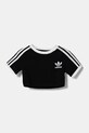 Дитяча футболка adidas Originals JD1644 чорний SS25