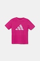 adidas tricou de bumbac pentru copii JI6732 roz SS25
